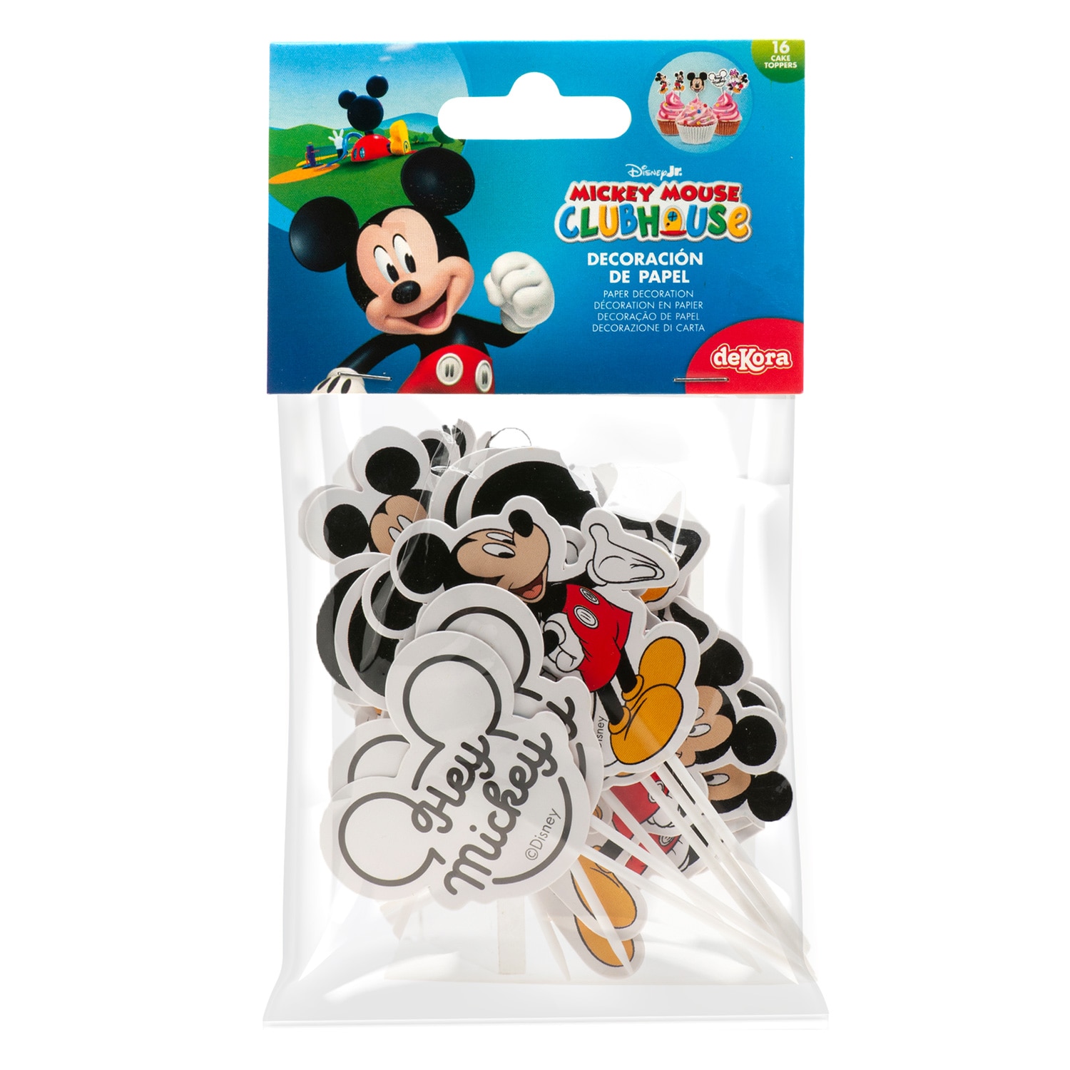 Musse Pigg Cake Toppers 16-pack