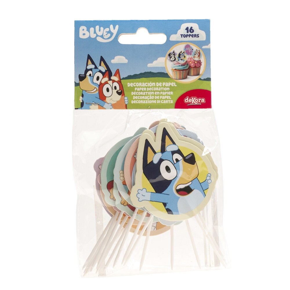 Bluey Cake Toppers 16-pack