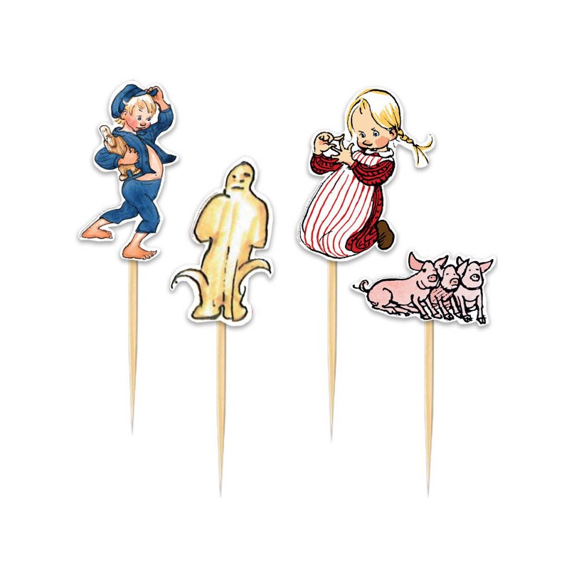 Emil i Lönneberga - Cake Toppers 8-pack