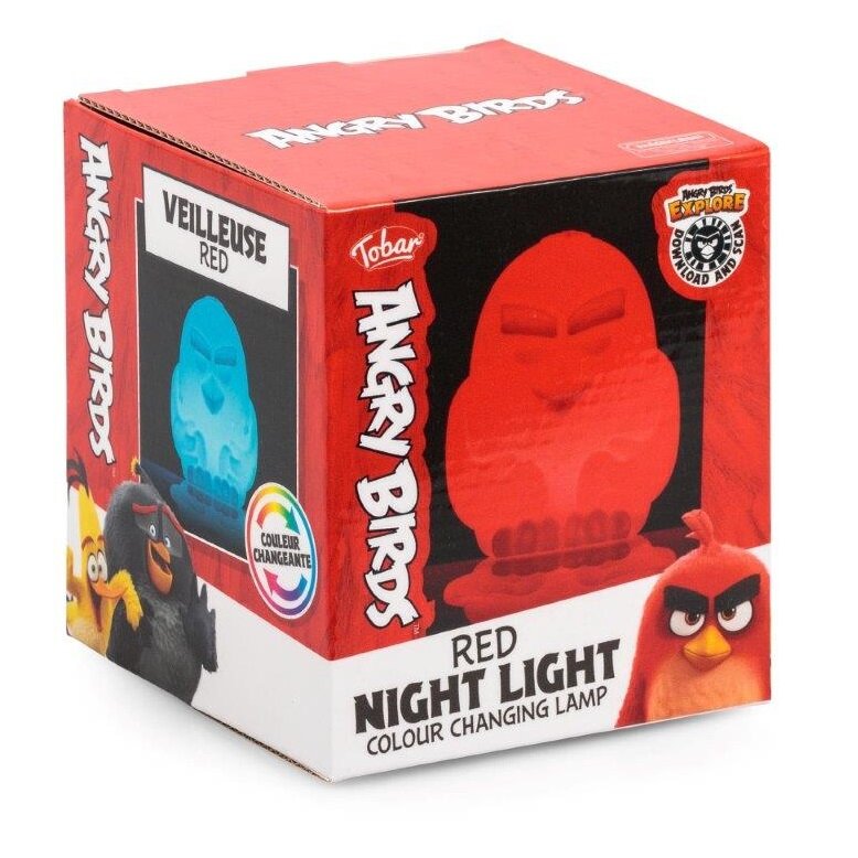 Angry Birds Red - Färgskiftande Nattlampa