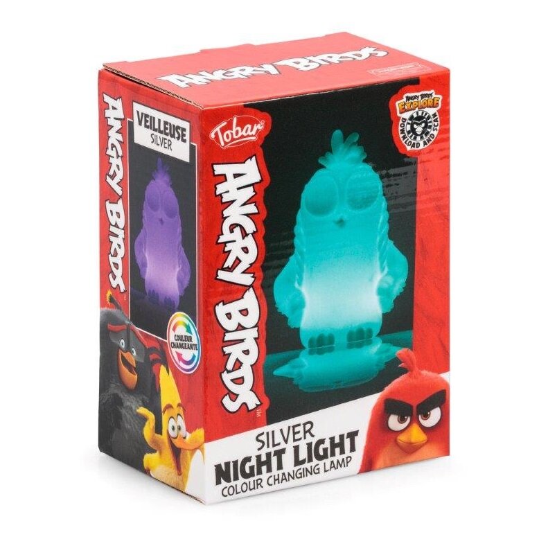 Angry Birds Silver - Färgskiftande Nattlampa