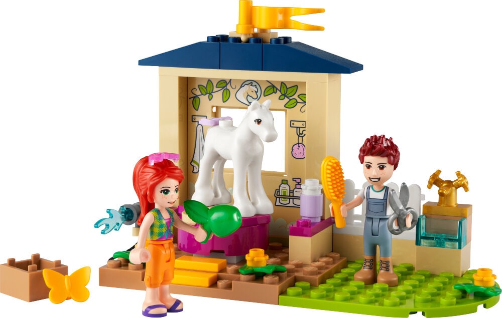 LEGO Friends - Stall med ponnytvätt 4+