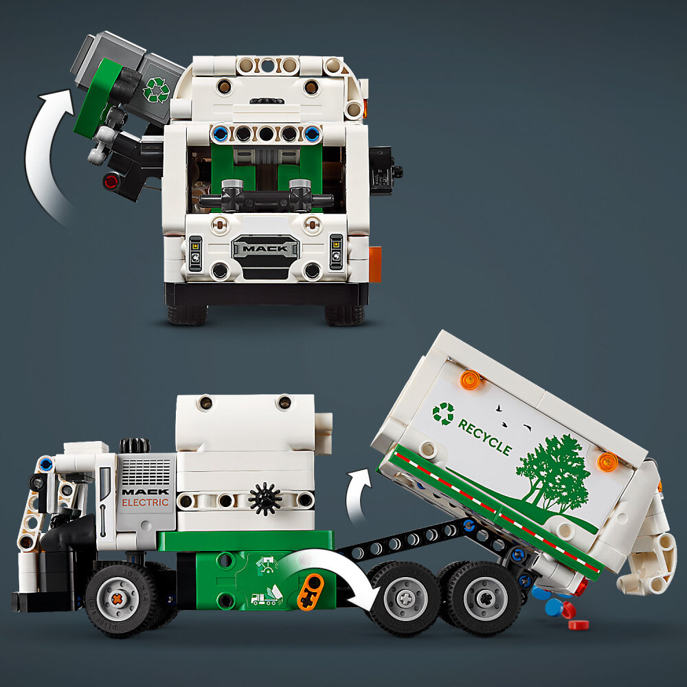 LEGO Technic - Mack LR Eletric sopbil 8+