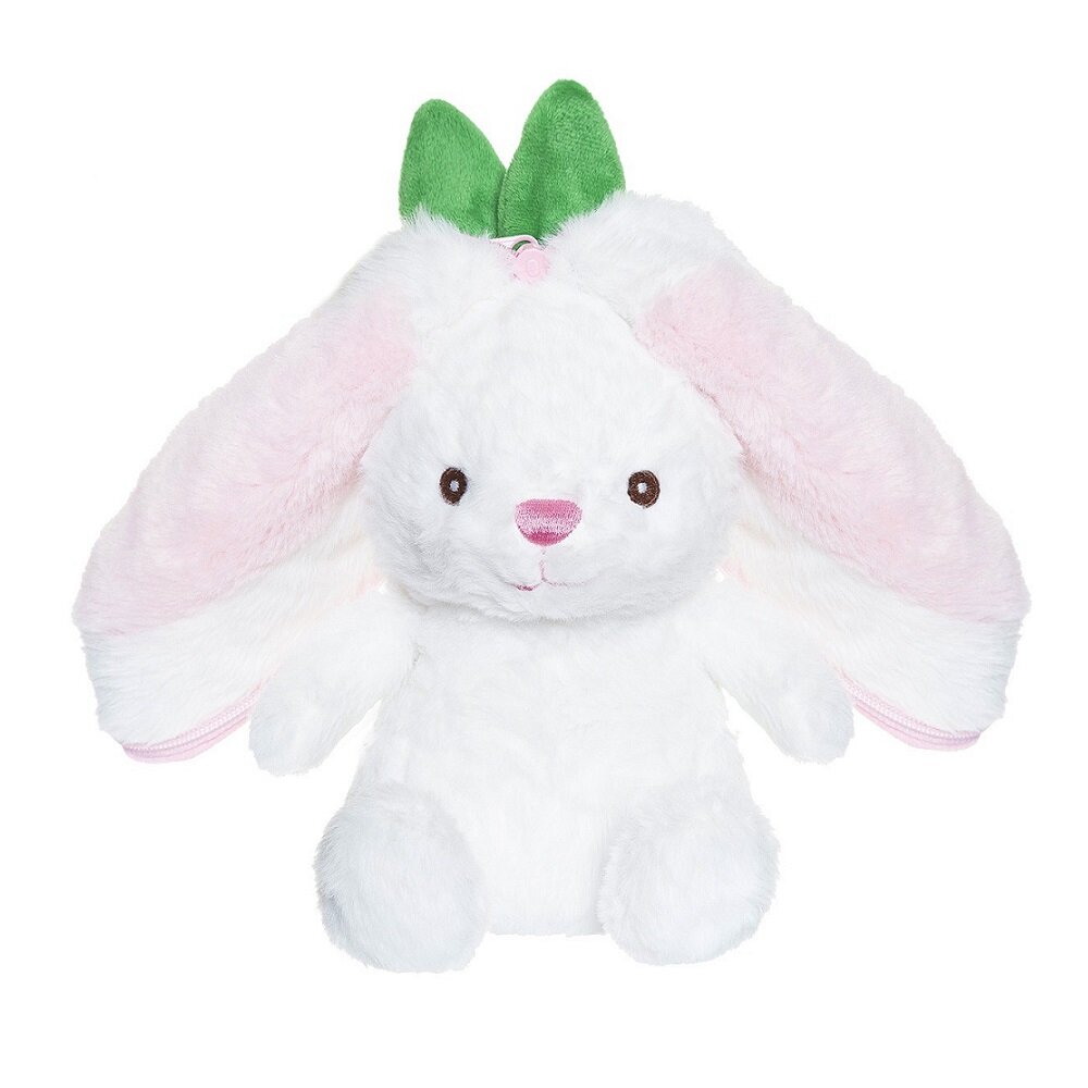 Gosedjur - Kanin i jordgubbe med dragkedja 37 cm