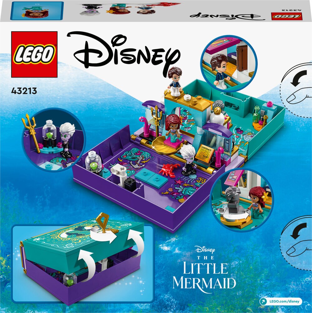 LEGO Disney - Den lilla sjöjungfrun: Sagobok 5+