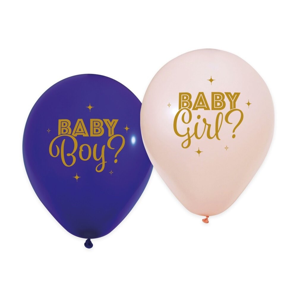 Gender Reveal Ballonger 8-pack