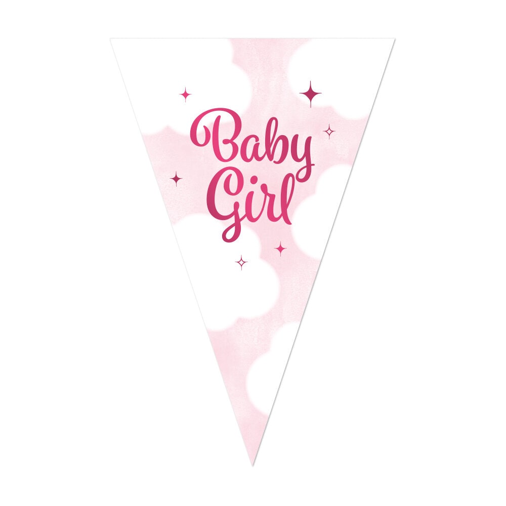 Baby Girl Flaggirlang 10 meter