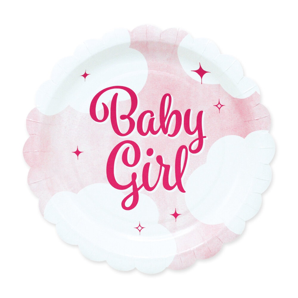 Baby Girl Assietter 8-pack