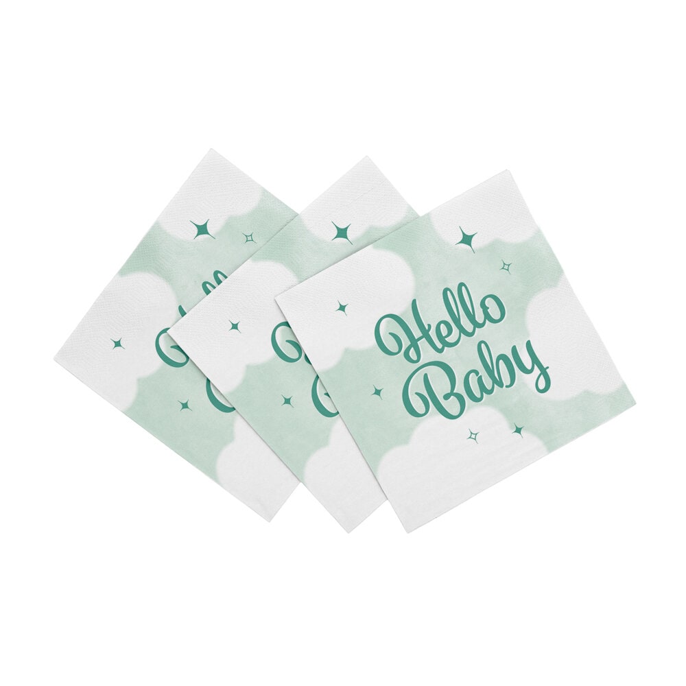 Hello Baby Servetter 20-pack