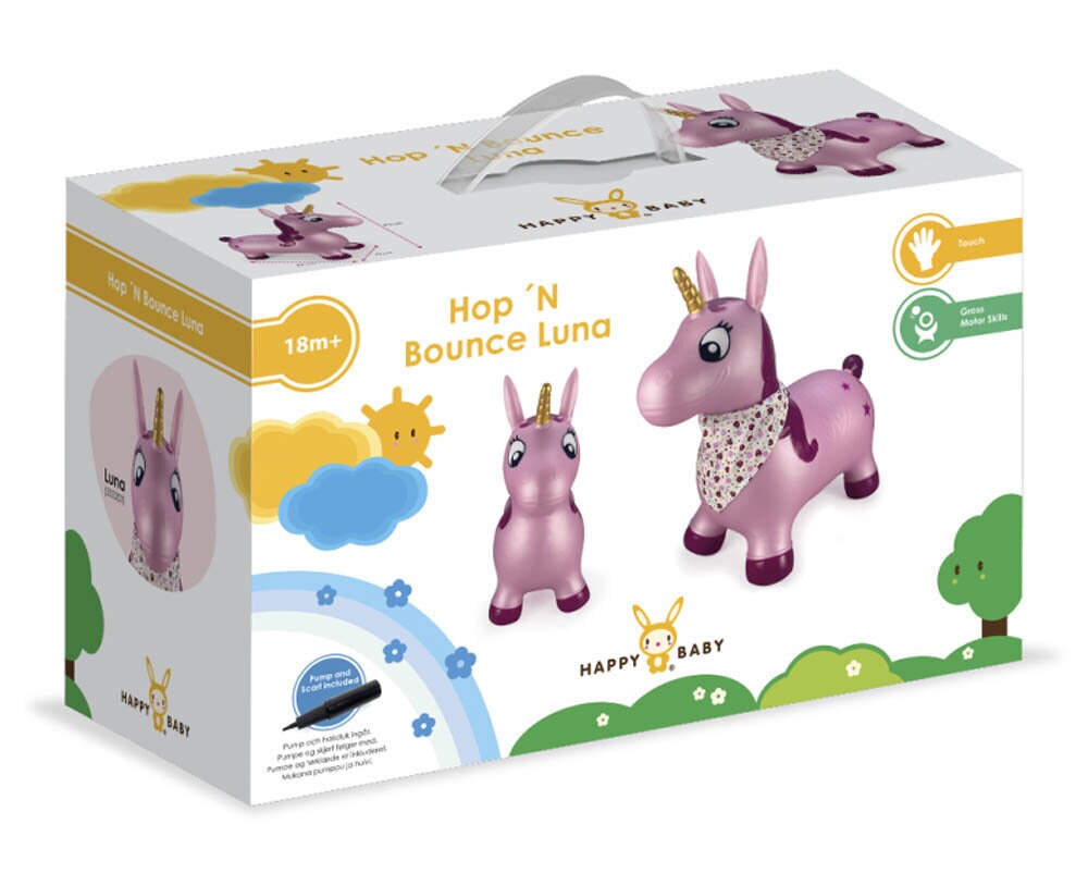 Happy Baby Hop 'N Bounce Hoppdjur Luna