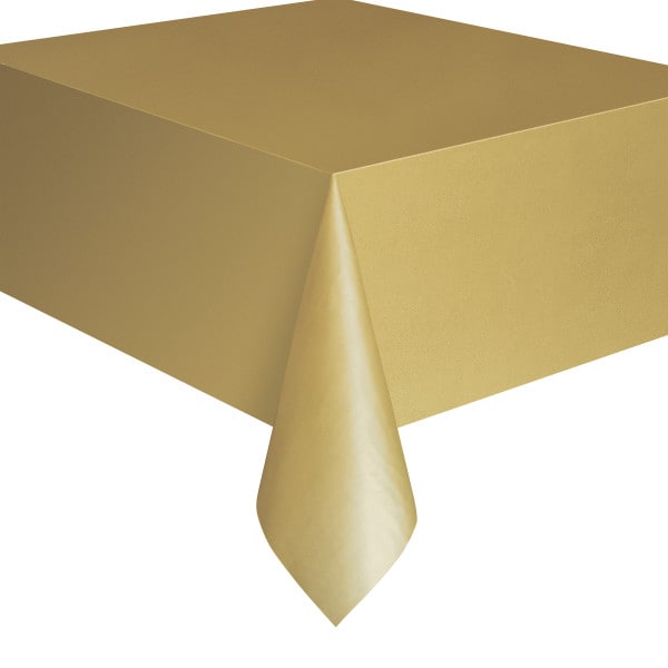 Plastduk - Guldfärgad 137x274 cm