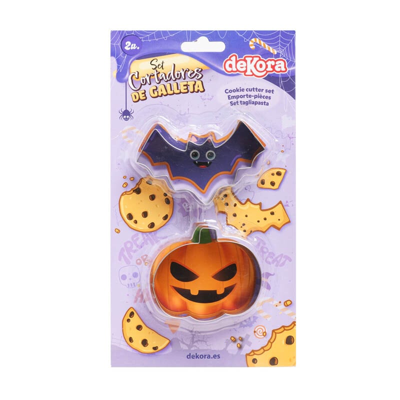 Kakformar Halloween Pumpa & Fladdermus 2-pack