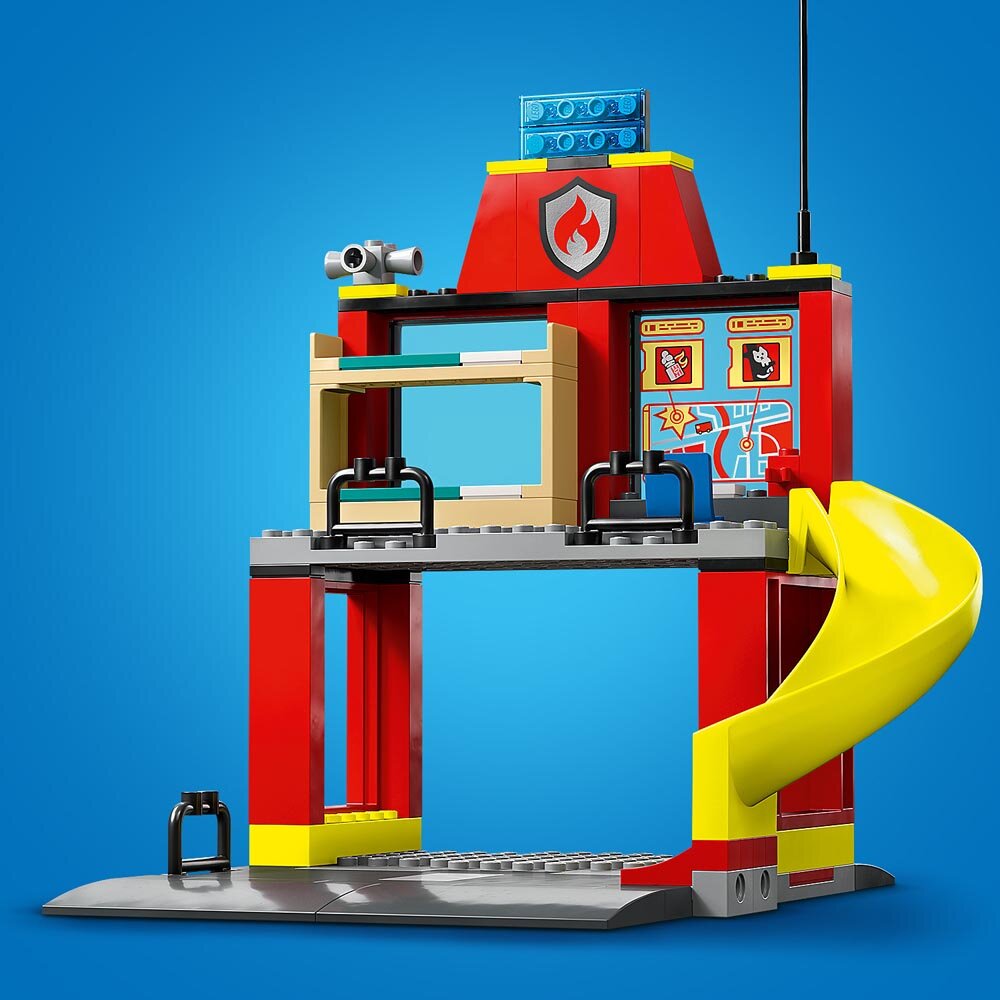 LEGO City - Brandstation och brandbil 4+