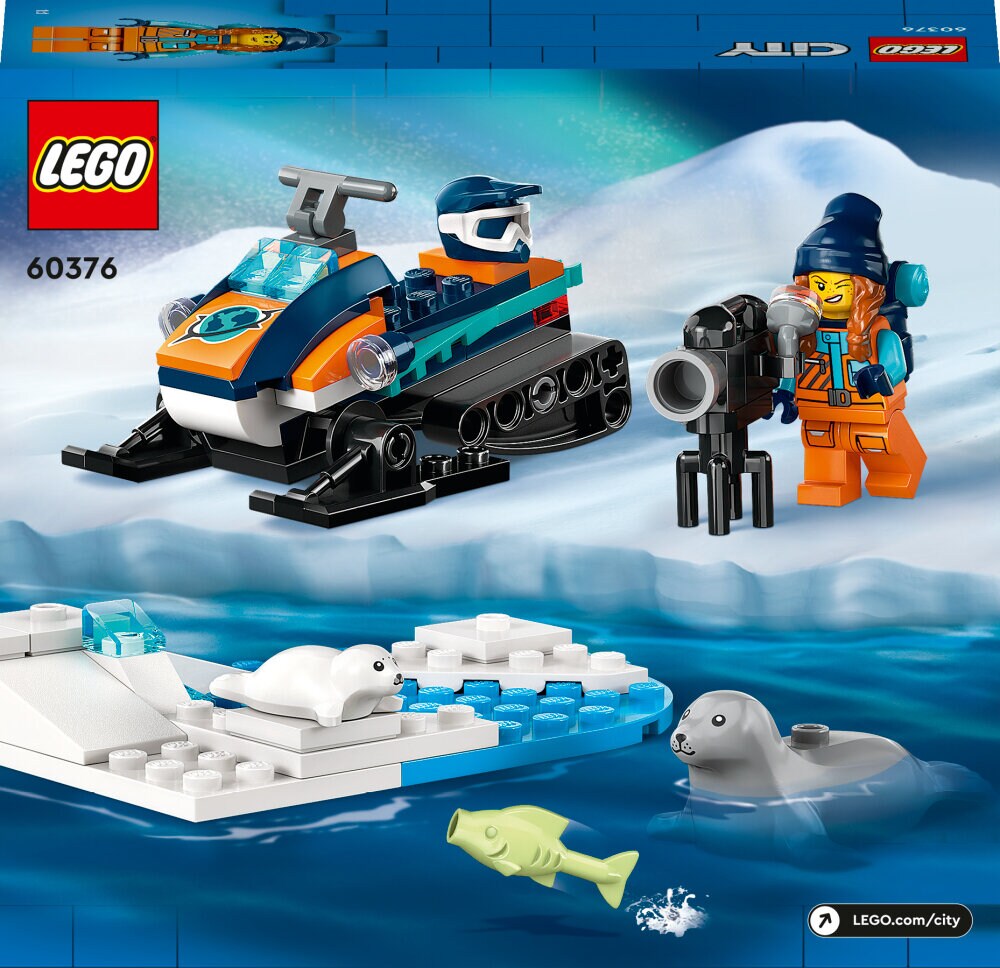 LEGO City - Polarutforskare och snöskoter 5+