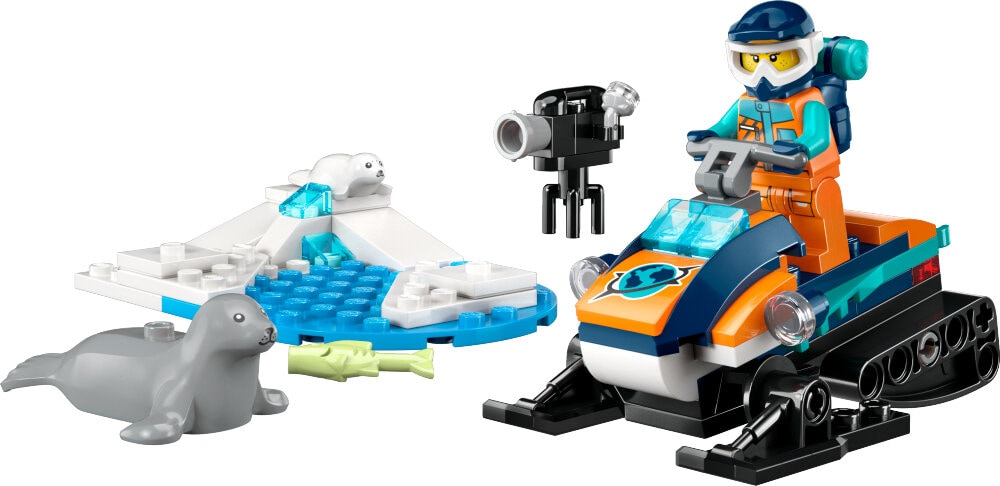 LEGO City - Polarutforskare och snöskoter 5+