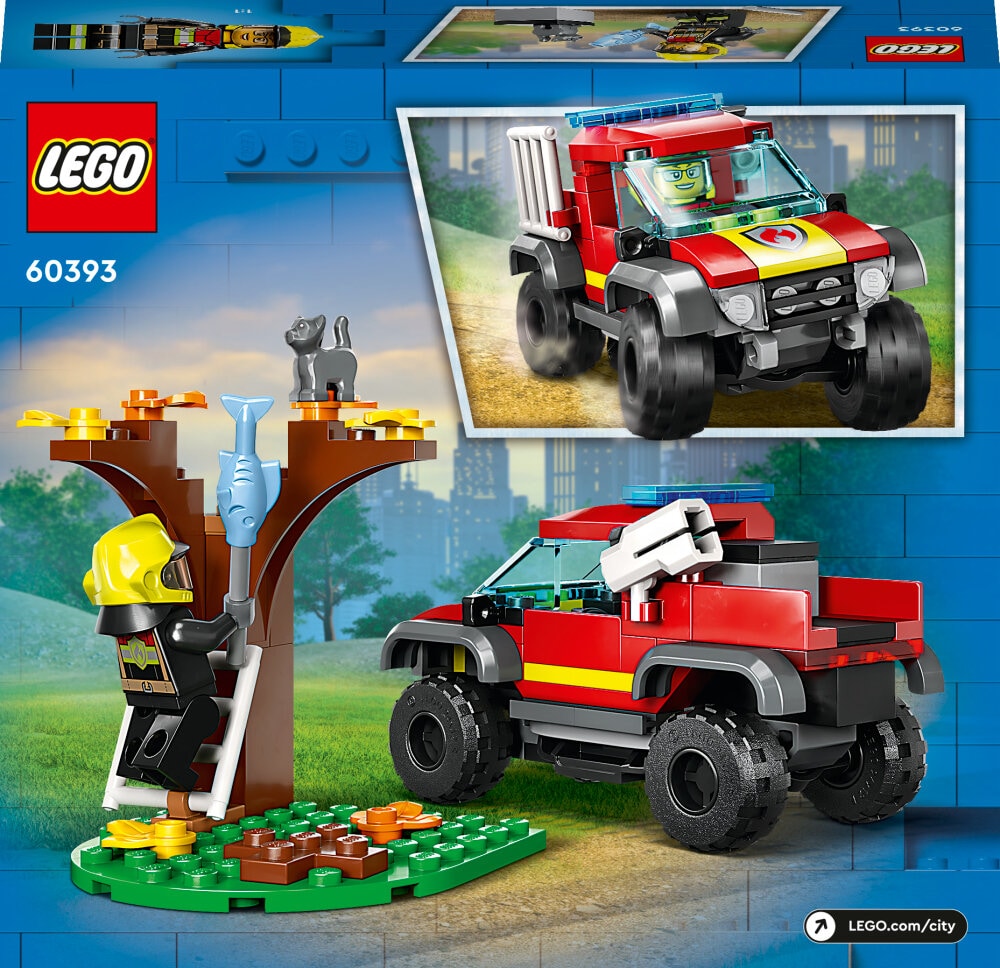 LEGO City - Räddning med fyrhulsdriven brandbil 5+