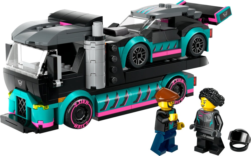 LEGO City - Racerbil och biltransport 6+