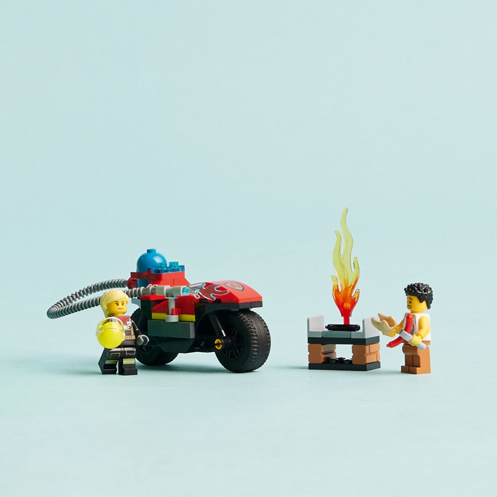 LEGO City - Brandräddningsmotorcykel 4+