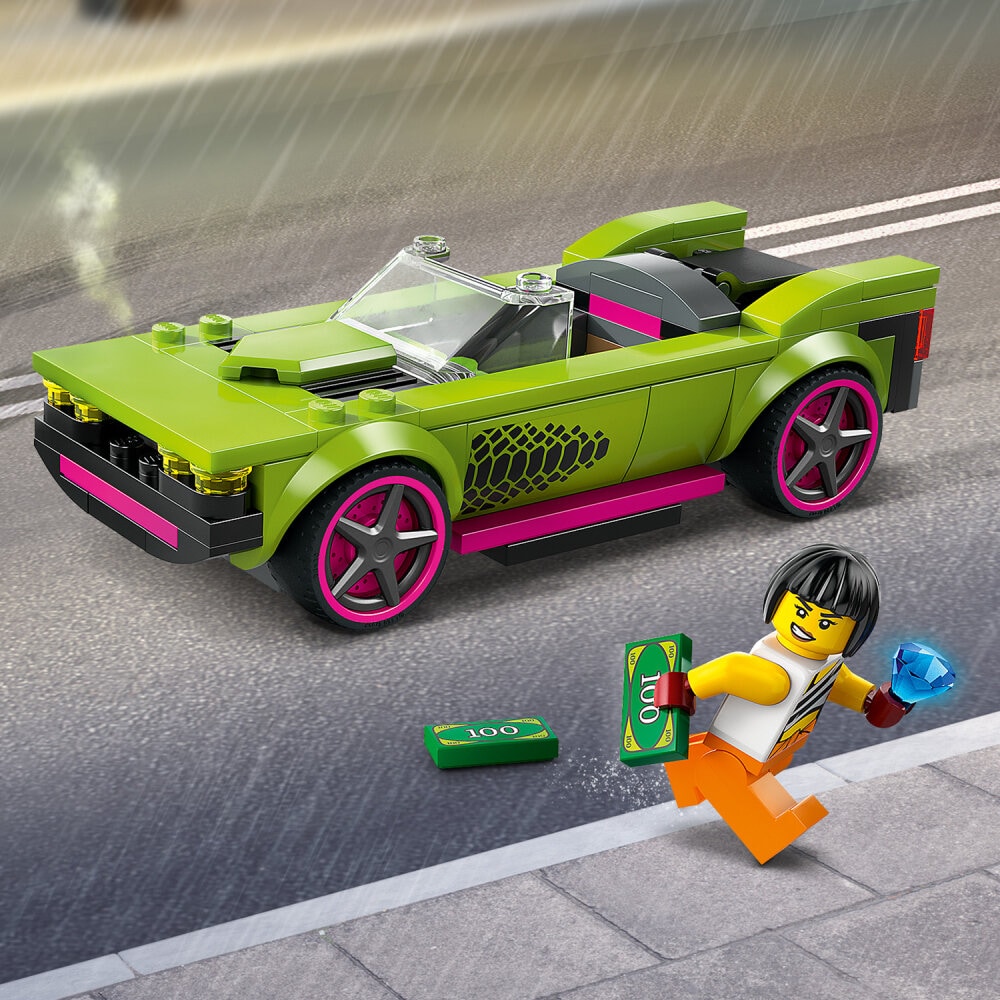 LEGO City - Jakt med polisbil och muskelbil 6+
