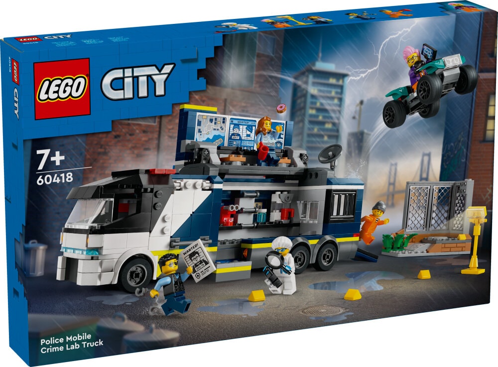 LEGO City - Polisens mobila labrotatoriebil 7+