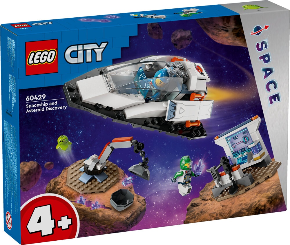LEGO City - Rymdskepp och asteroidupptäckt 4+