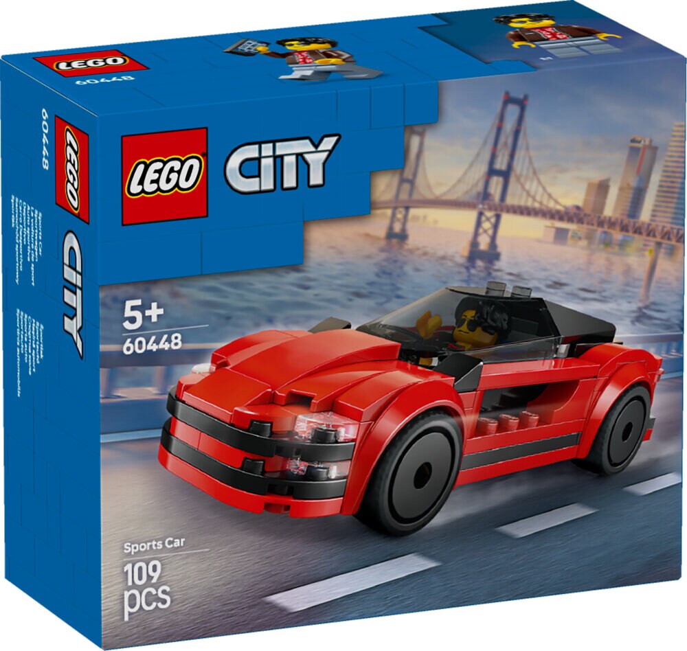LEGO City - Röd sportbil 5+