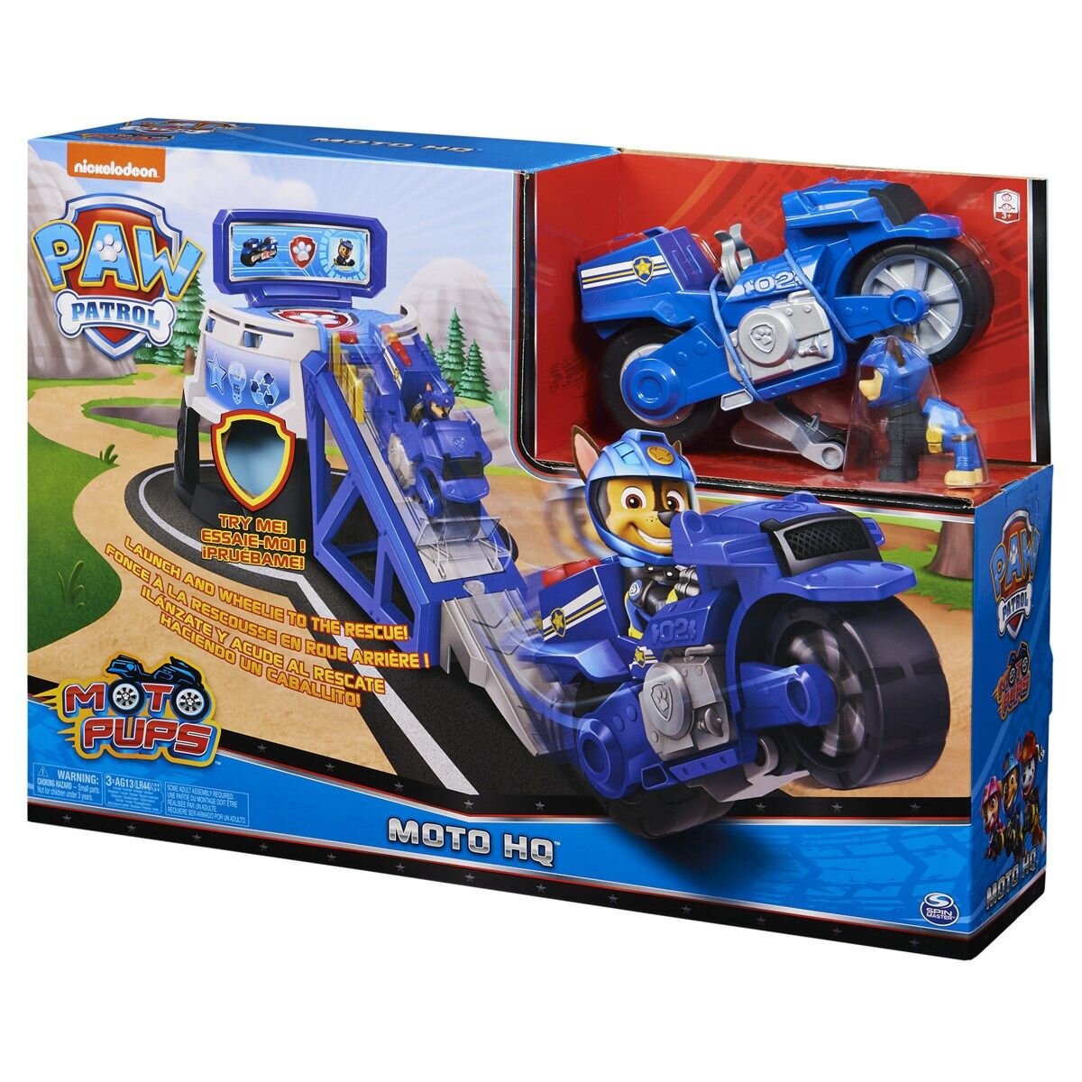Paw Patrol, Lek set Moto Pups Chase