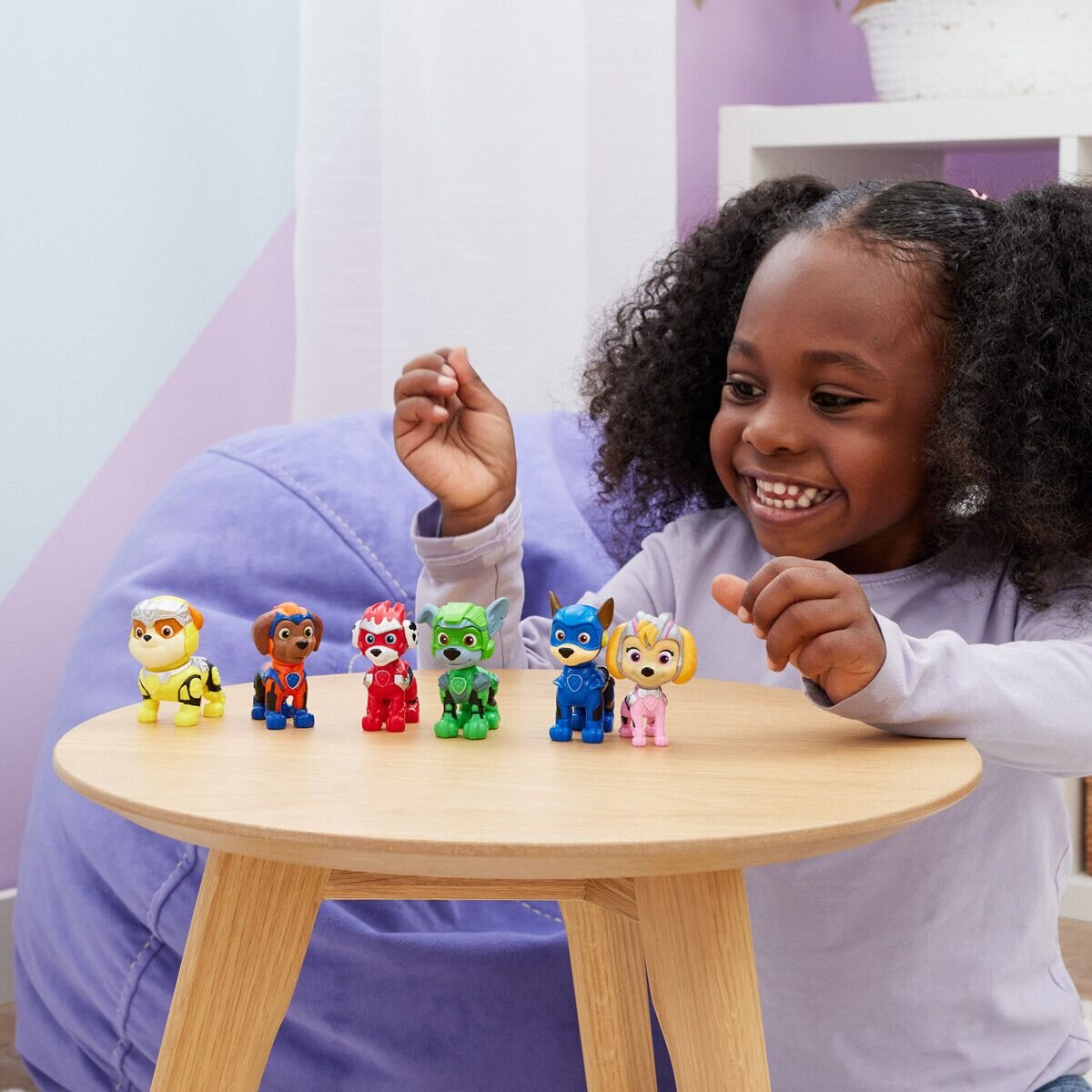 Paw Patrol - Samlarfigurer The Mighty One 6-pack