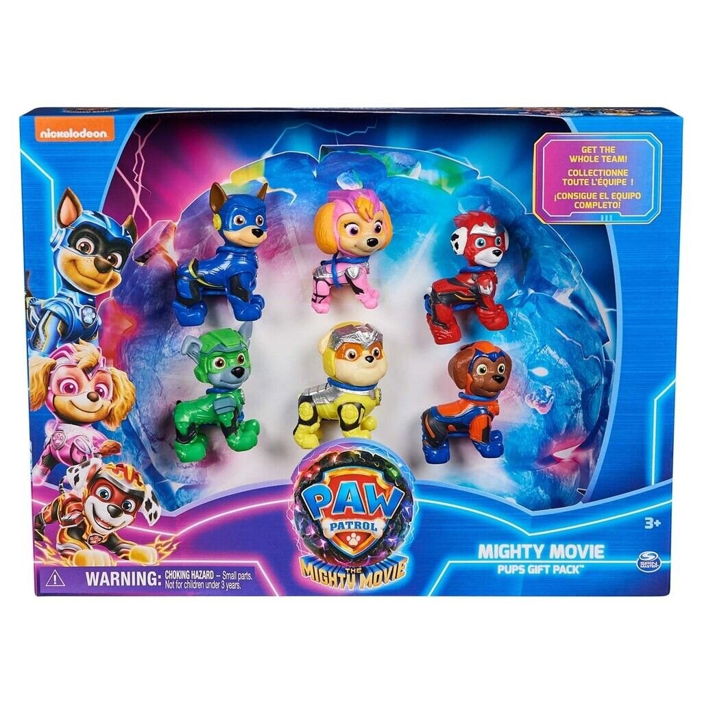 Paw Patrol - Samlarfigurer The Mighty One 6-pack