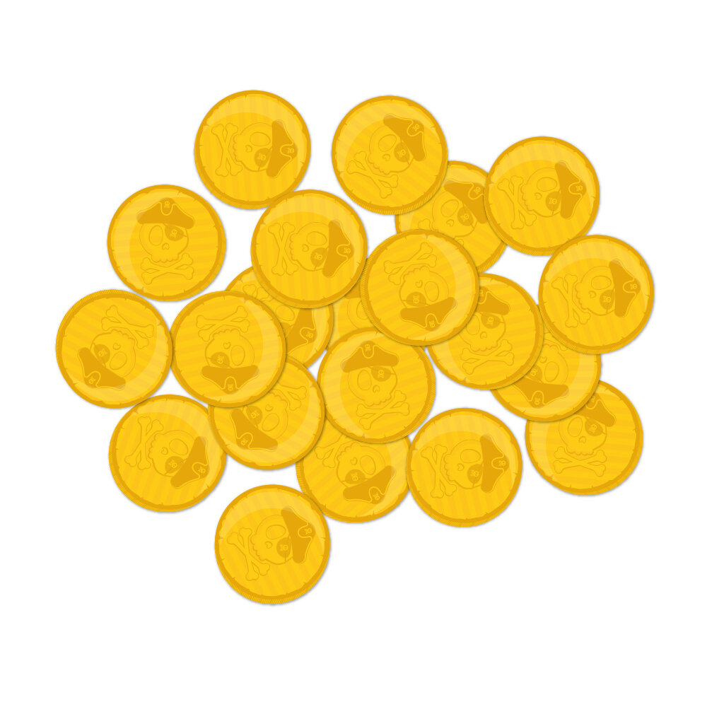 Pirate Hip Hip Ahoy Konfetti Guldmynt