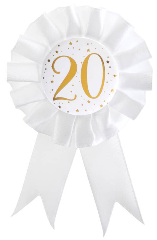 Dekorationsrosett 20 år