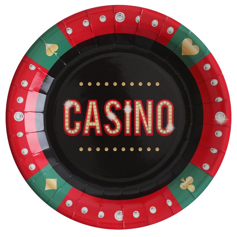 Casino - Tallrikar 10-pack