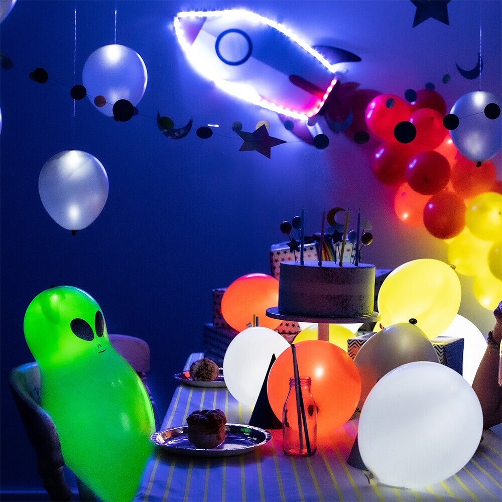 LED-ballonger Alien 5-pack