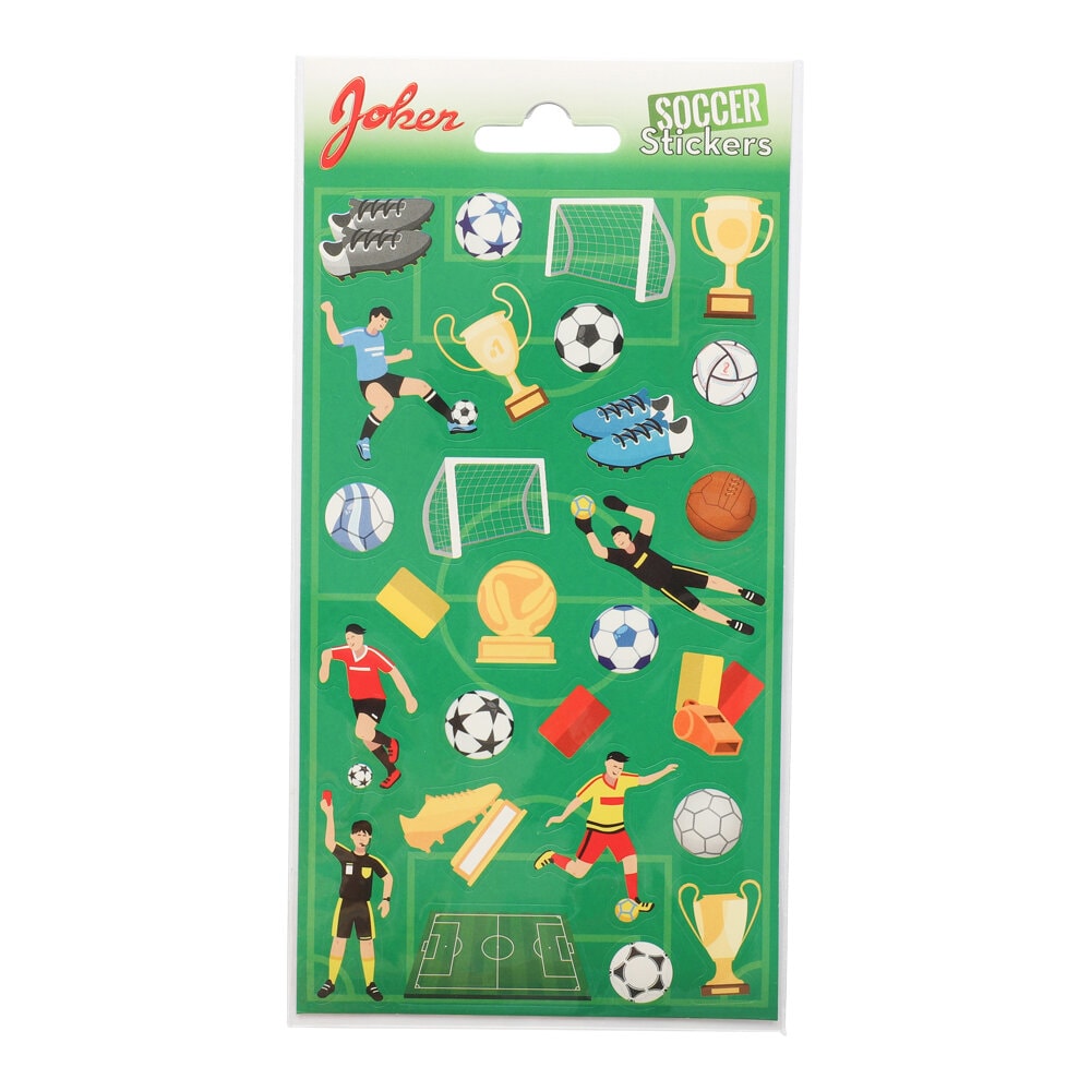 Klistermärken med fotbollstema 27-pack