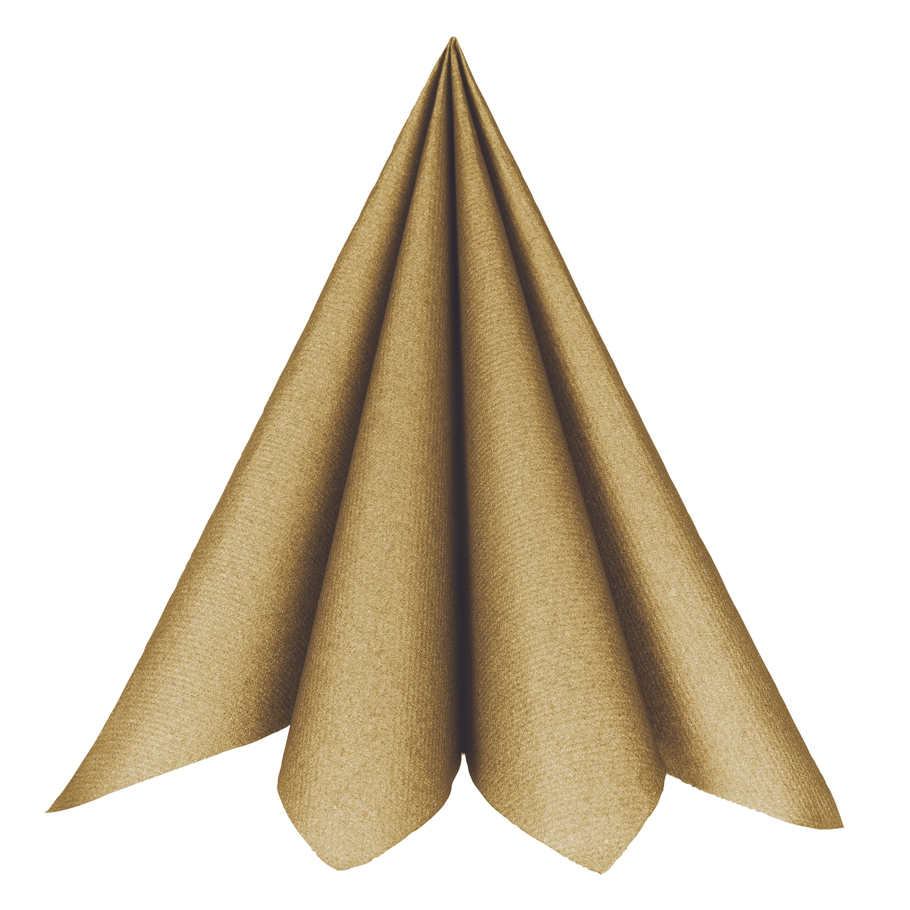 Servetter Premium Textilstruktur 40 cm - Guld 20-pack
