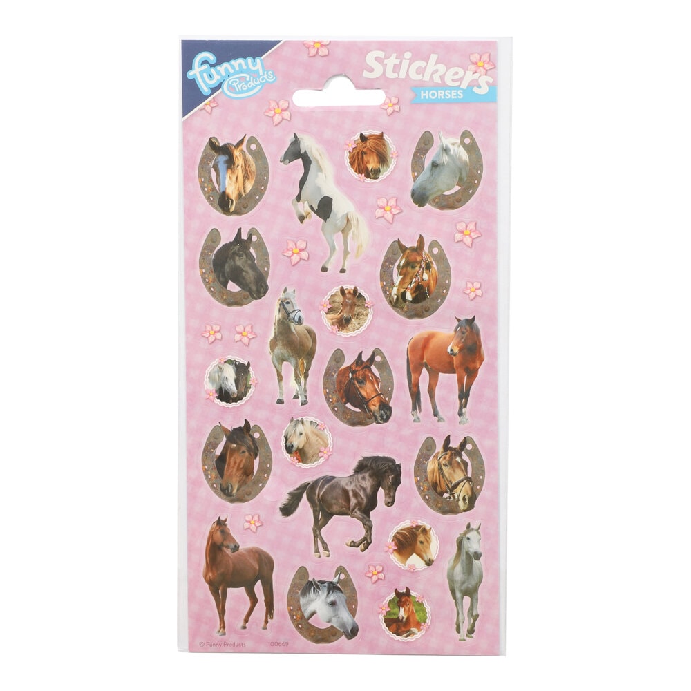 Klistermärken med hästar 20-pack