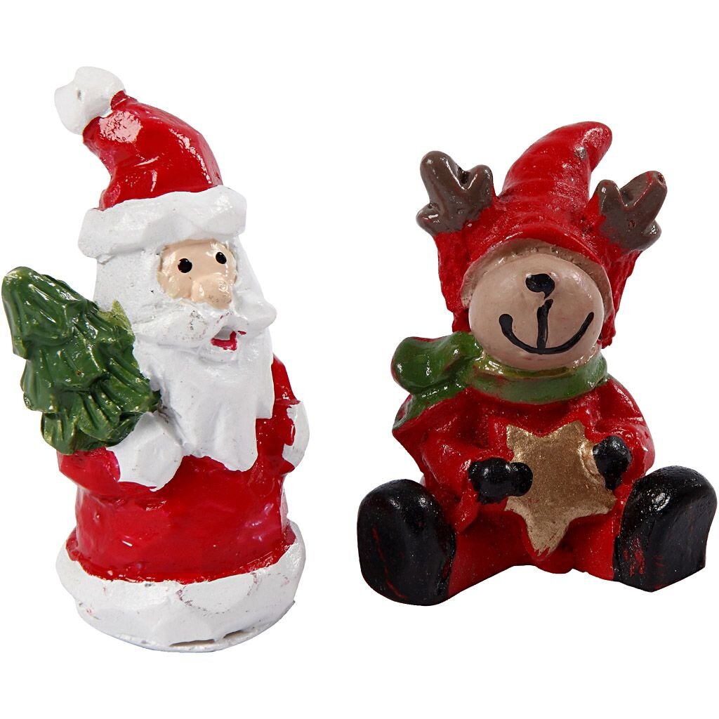Minifigurer - Jultomte, ren och snögubbe