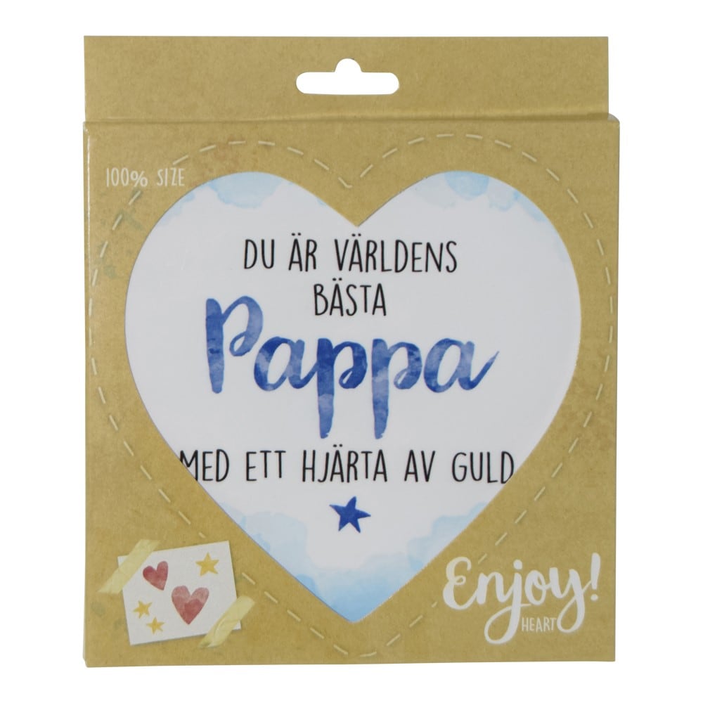 Keramikhjärta - Pappa