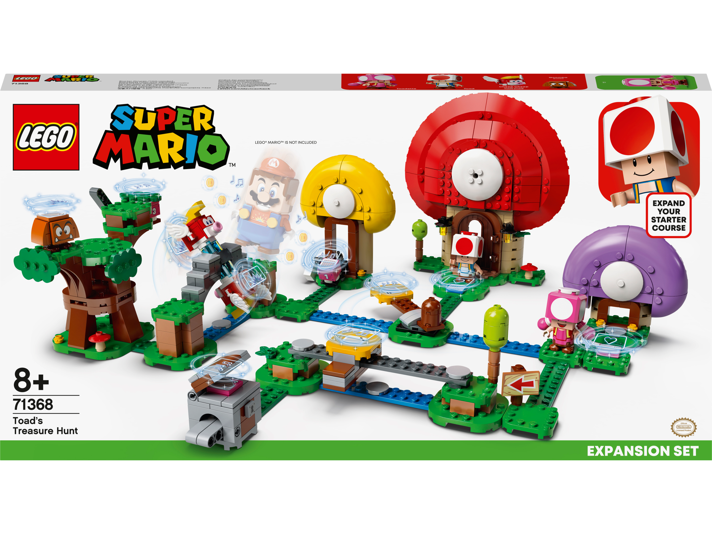 LEGO Super Mario, Toads skattjakt Expansionsset 8+