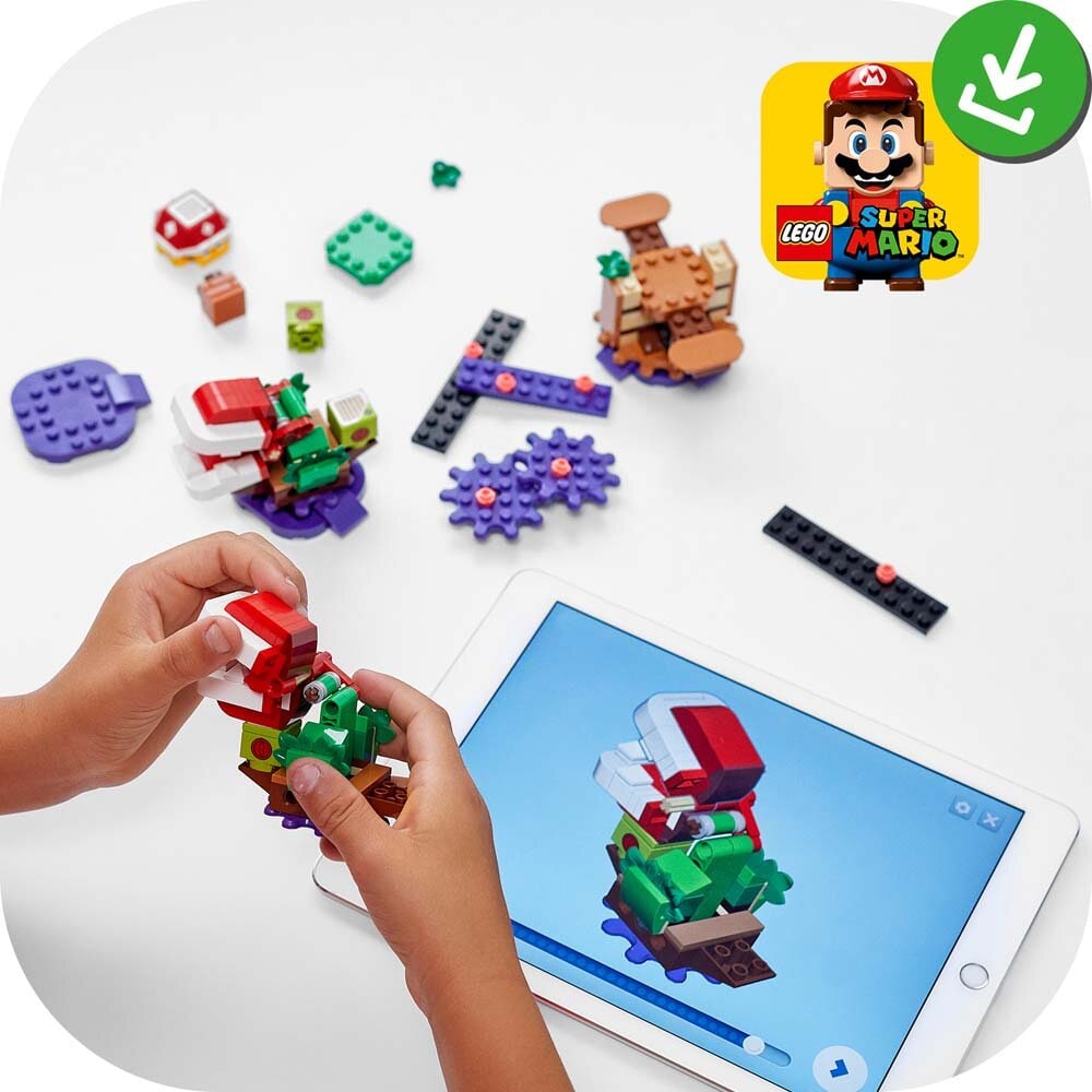 LEGO Super Mario, Piranha Plants förbryllande utmaning Expansionsset 7+