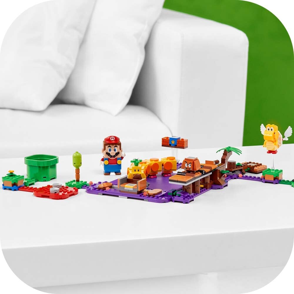 LEGO Super Mario, Wigglers giftiga träsk Expansionsset 7+