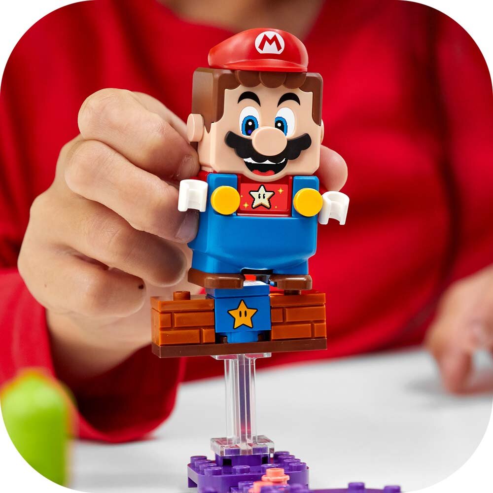 LEGO Super Mario, Wigglers giftiga träsk Expansionsset 7+