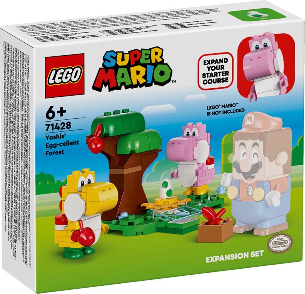 LEGO Super Mario - Yoshis äggcellenta skog - Expansionsset 6+