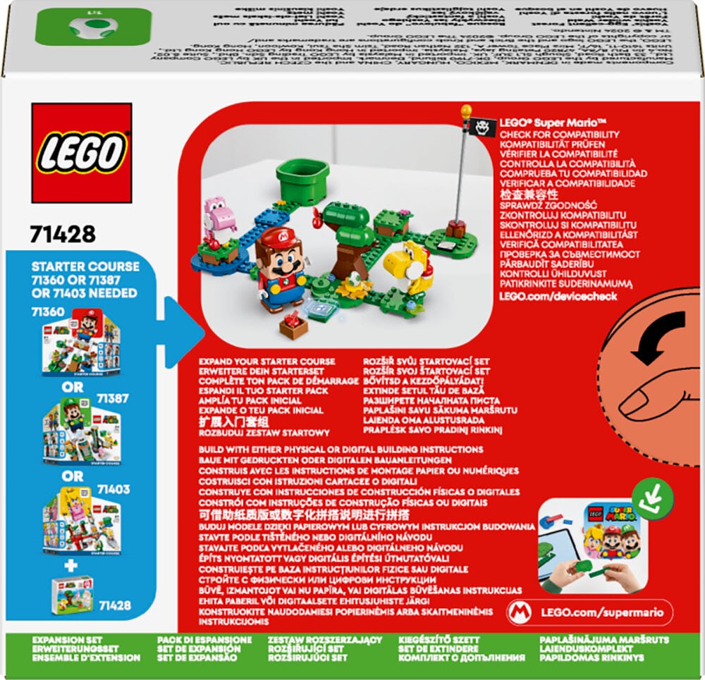 LEGO Super Mario - Yoshis äggcellenta skog - Expansionsset 6+