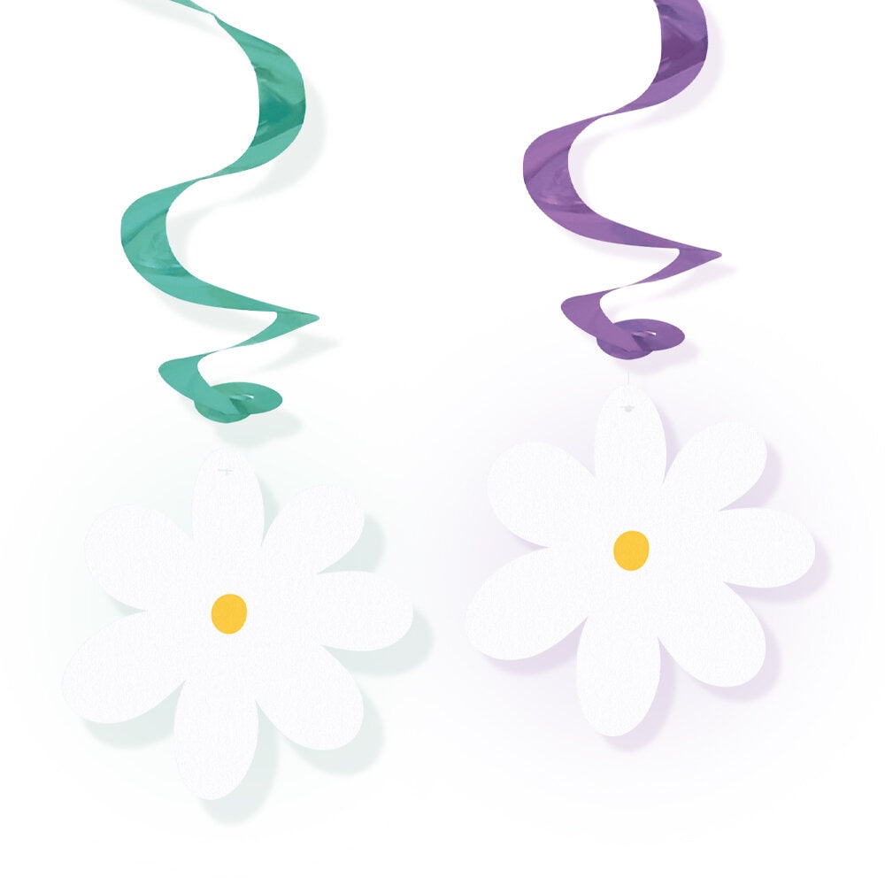 Daisies Hängande Swirls 4-pack