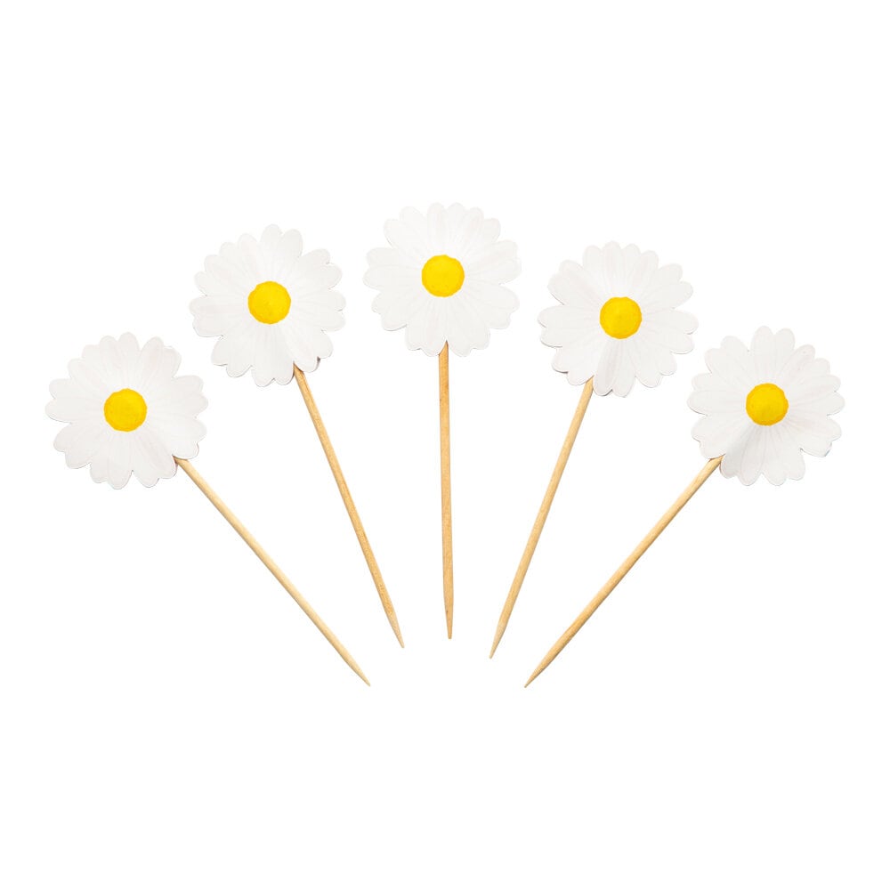 Daisy - Cake Toppers 10-pack