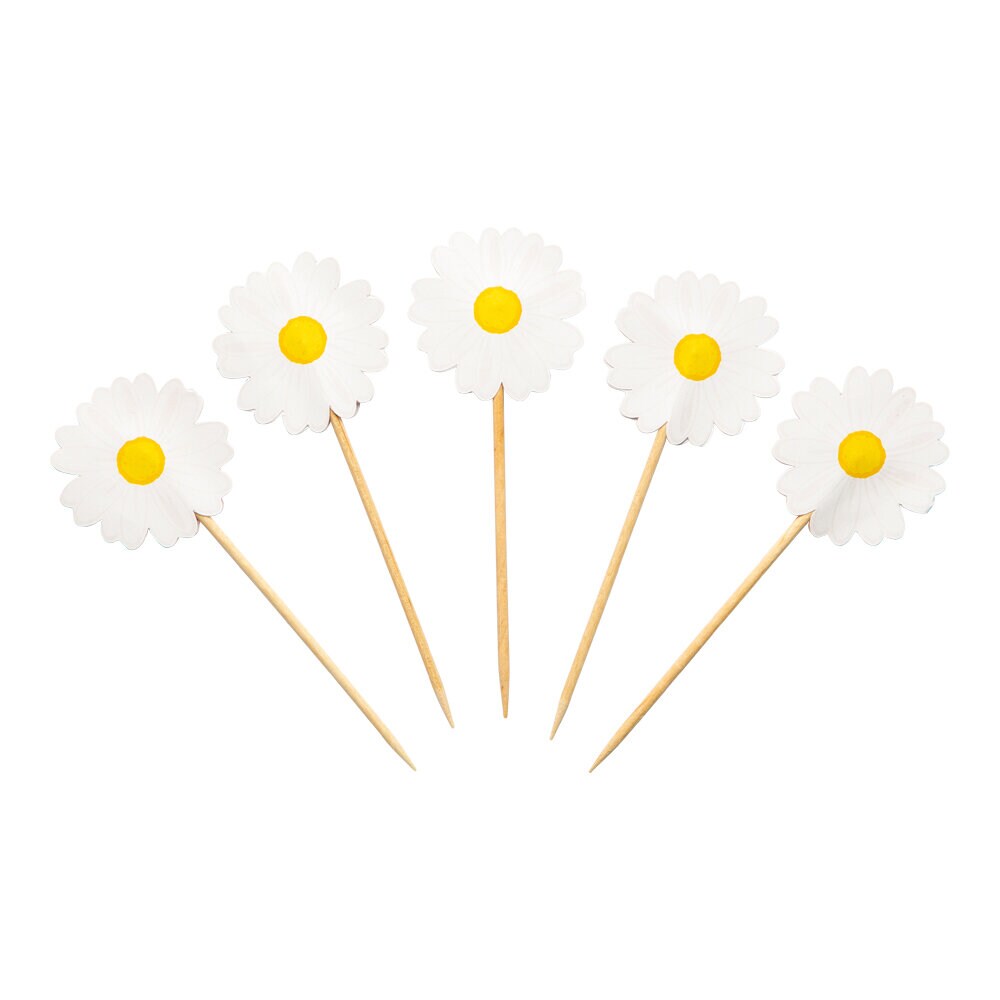 Daisy - Cake Toppers 10-pack