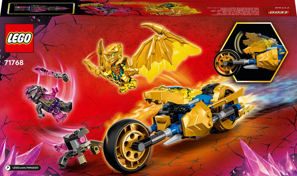 LEGO Ninjago - Jays gyllene drakmotorcykel 7+