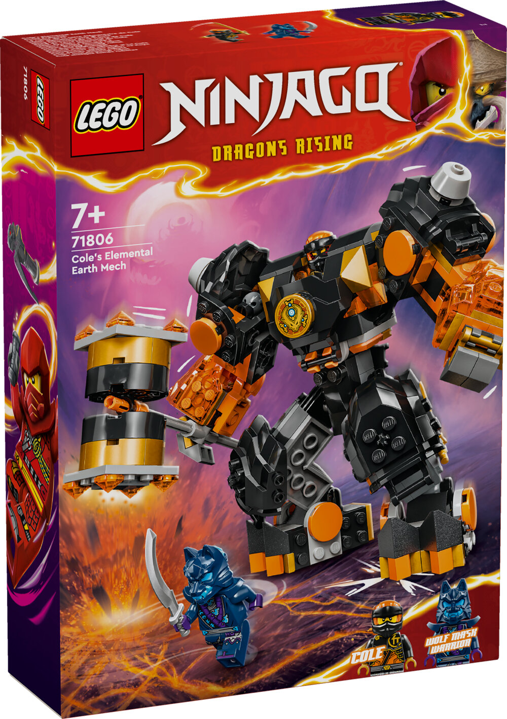 LEGO Ninjago - Coles elementjordrobot 7+