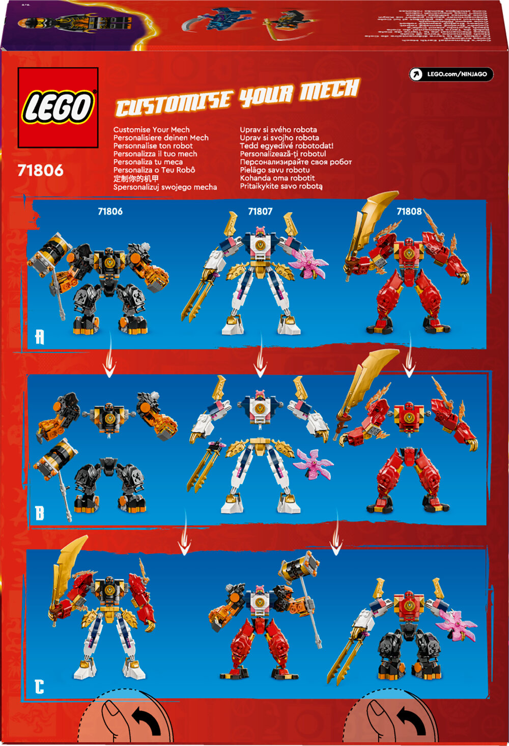 LEGO Ninjago - Coles elementjordrobot 7+